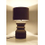 Lampa ceramiczna betonowa z abażurem 36cm